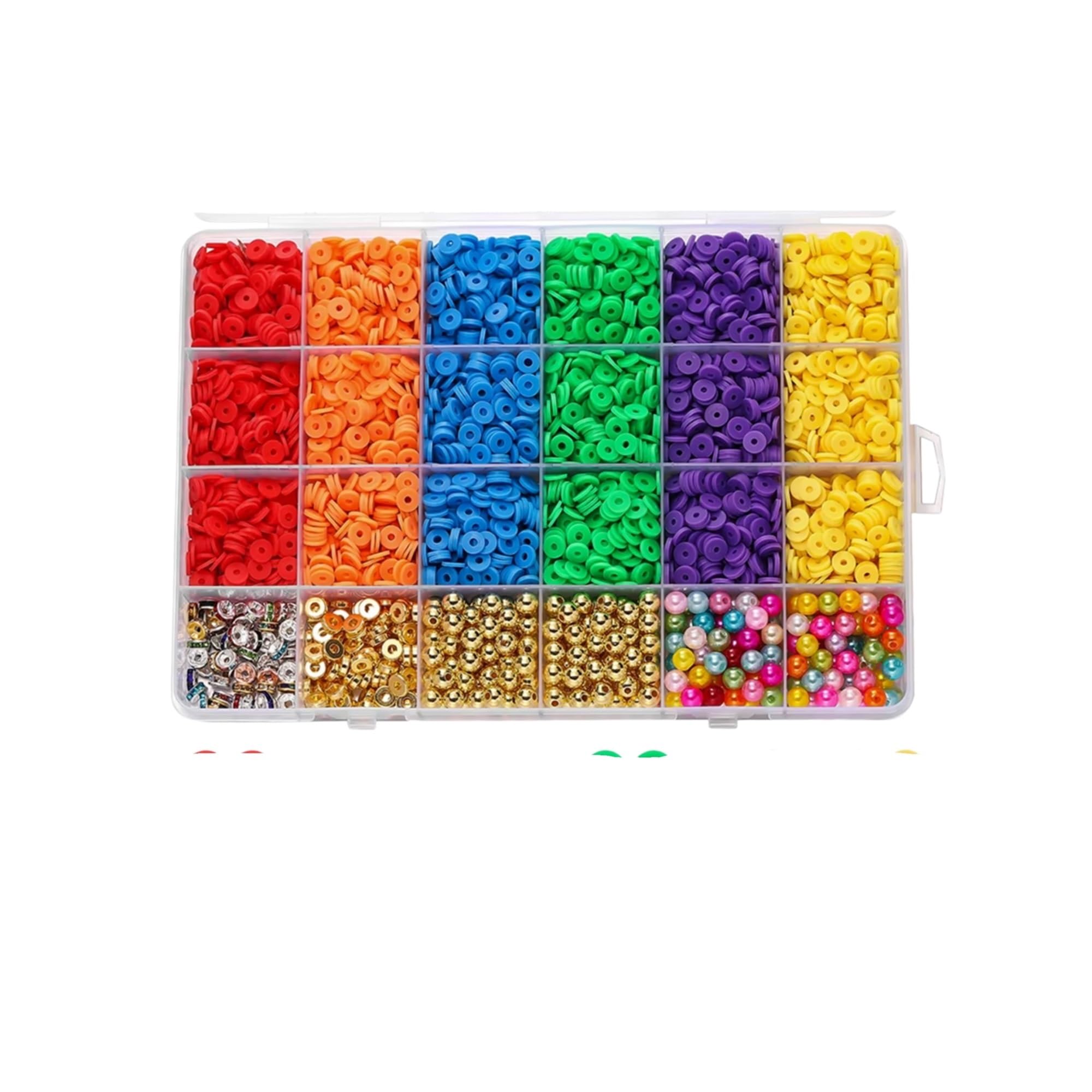 Rynzo DIY Beading Kits DIY Polymer Clay Bead Bracelet Kit(Set 02)