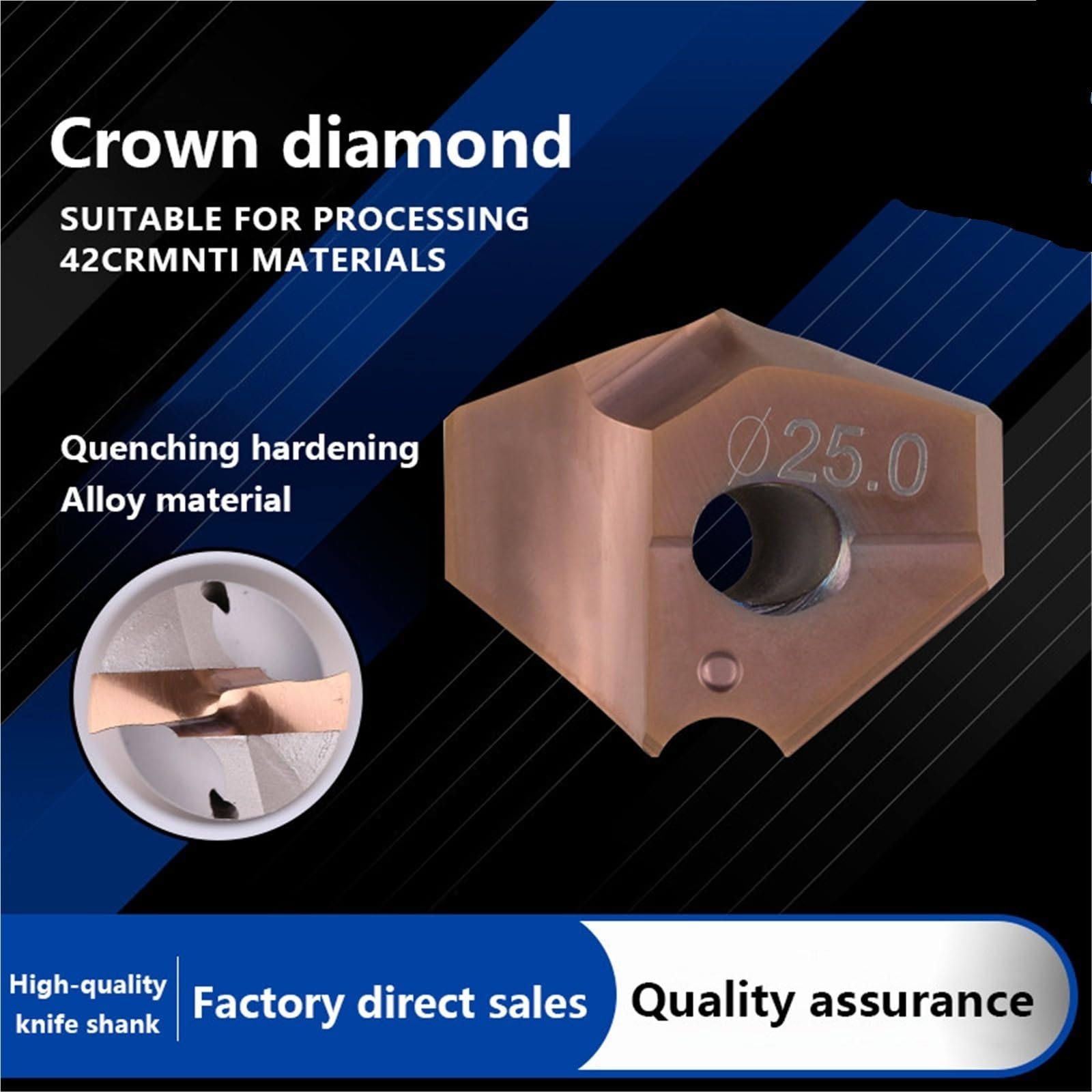 Broca de carburo de refrigeración interna 3D/5D/7D/10D, diámetro no estándar, 26-31,9mm, hoja de varilla giratoria de taladro de corona HD, 1 Uds.(27-27.9mm,8)