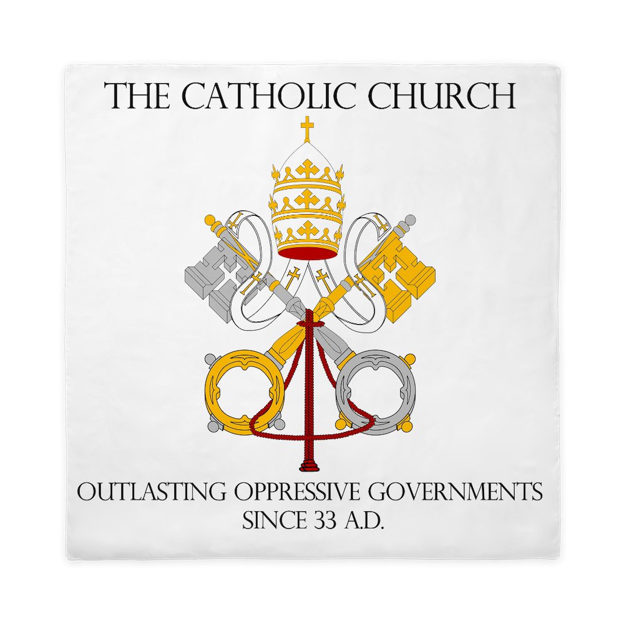 CafePress Out Lasting Oppressive Govenments Sinc Queen Duvet Cover, Printed Comforter Cover, Unique Bedding