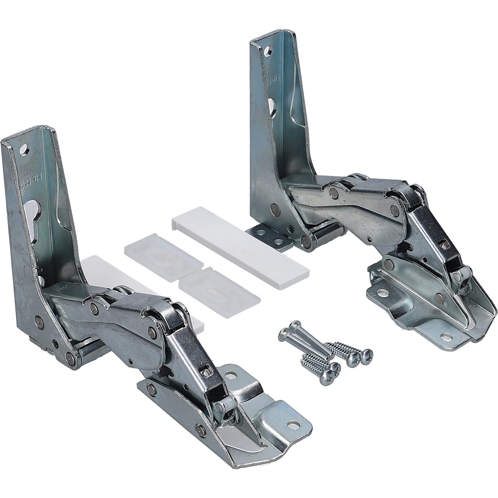LUTH Premium Profi Parts Türscharnier Scharnier Set oben + unten kompatibel mit Bauknecht Whirlpool 481231018626 488000636779 Indesit C00636779 für Kühlschrank Gefrierschrank