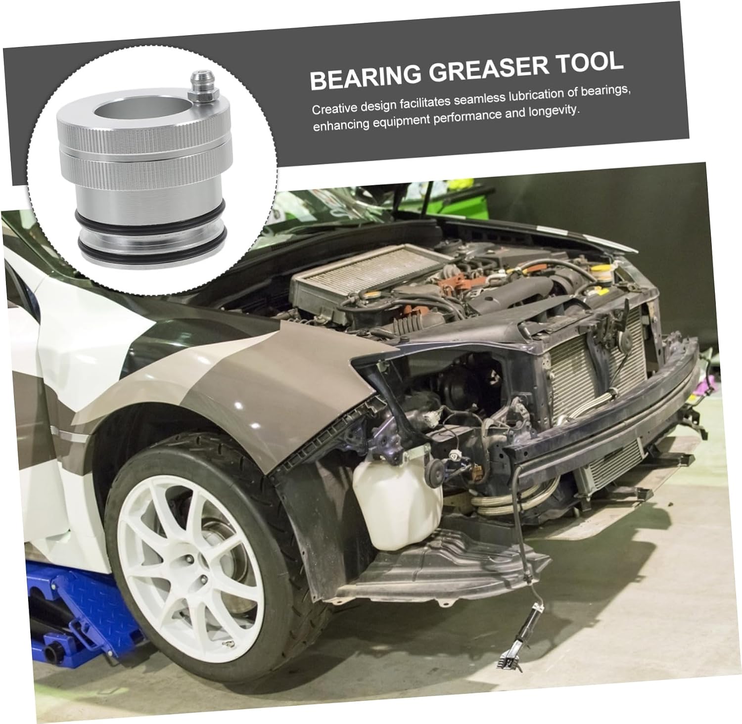 Bearing Greaser Tool Ergonomic Handle Wheel Bearing Lubrication Tool for Cars and Machinery Compatible Various Equipment Equipment Performance and Longevity