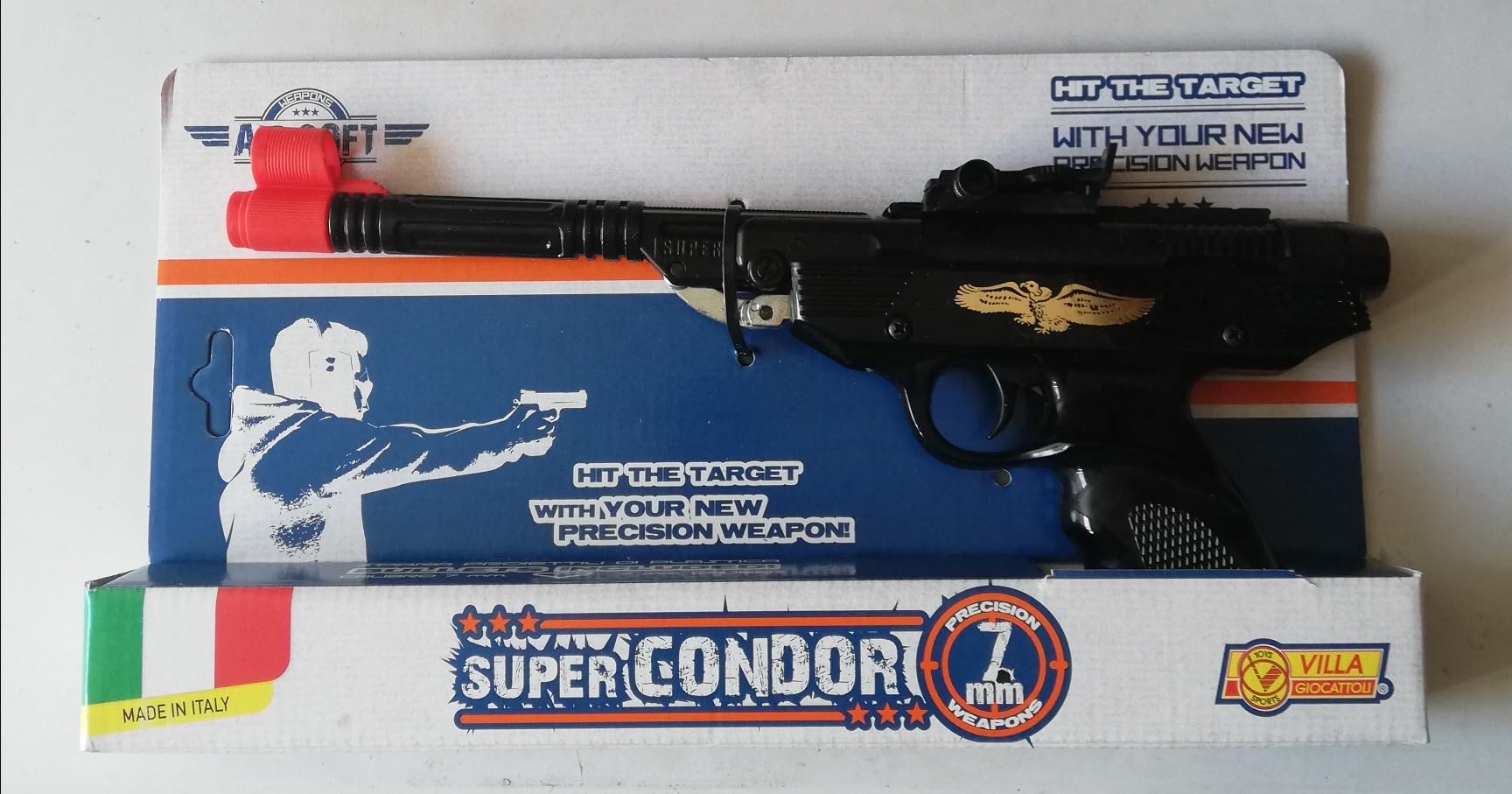 Villa Giocattoli Pistolet Condor avec embouts souples