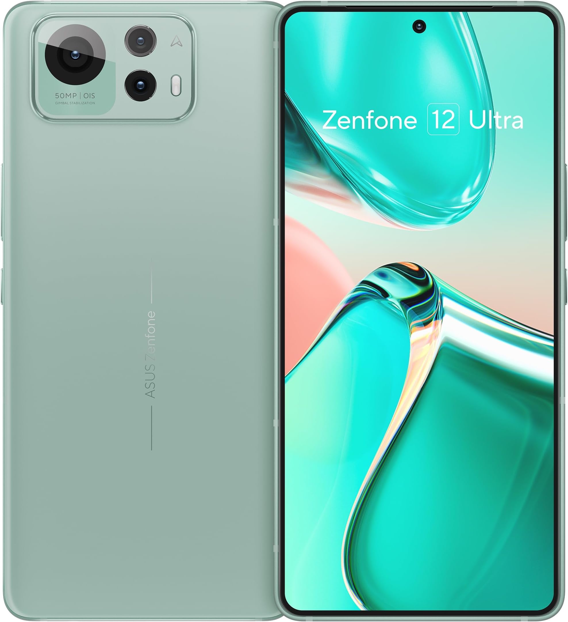 ASUS Zenfone 12 Ultra, EU Official, Sage Green, 16GB RAM 512GB Memory, Snapdragon 8 Gen Elite, 6.78 Inch AMOLED 144Hz, 50MP Gimbal Camera