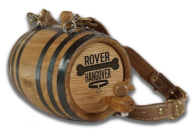 Mini whiskey barrel dog collar Clearance