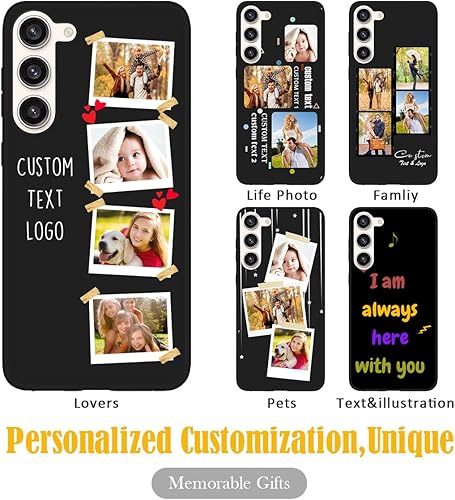 Miniatura 8 de Funda con foto personalizada para Samsung Galaxy S23 Plus con nombre de logotipo de imagen, texto y logotipo, protector suave para S 23+ 23plus,