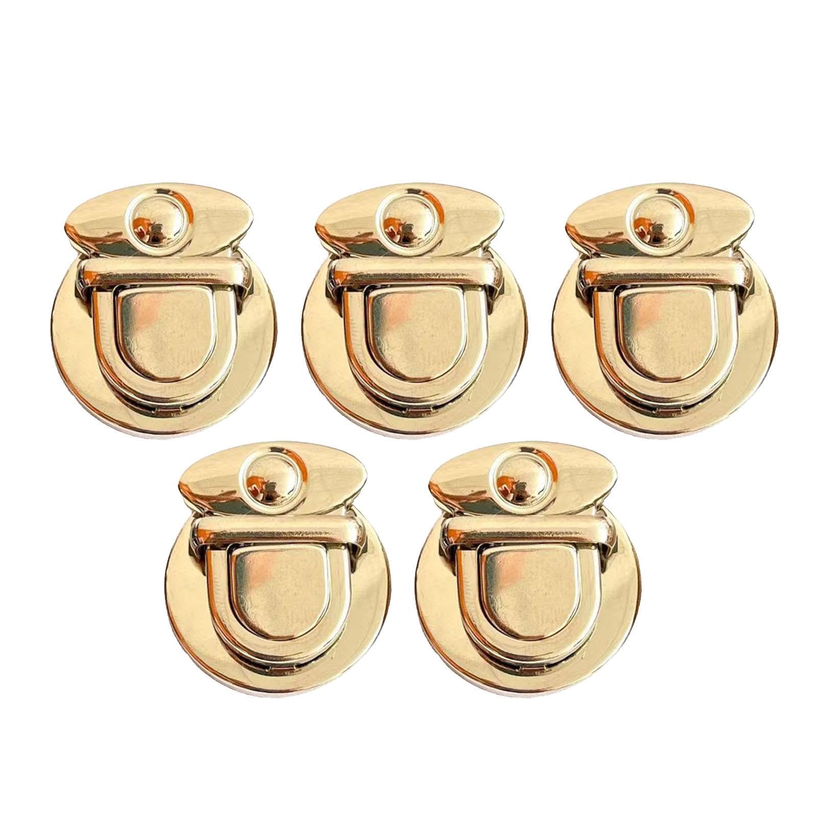 SHOPORA® 5 Pieces Tuck Lock Clasp Bag Lock For Purse For Wallets Leather Handbags Bag A | Womens Handbags & Bags | Handbag Accessories-image-36