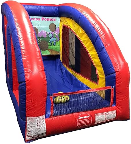 Miniatura 60 de Juegos de marco de aire sellado Ultralite Lanzamiento de bolas y bolsas Incluye marco, panel, soplador integrado, bolas y bolsa para patios