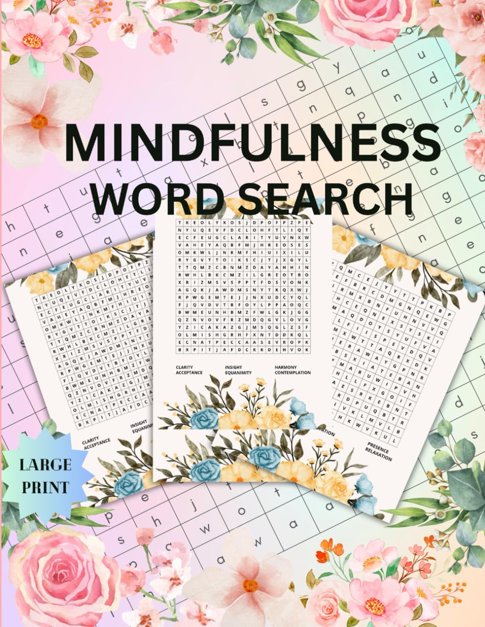 Mindful Word Search: Discover Inner Peace and Focus with 50 Relaxing Puzzles