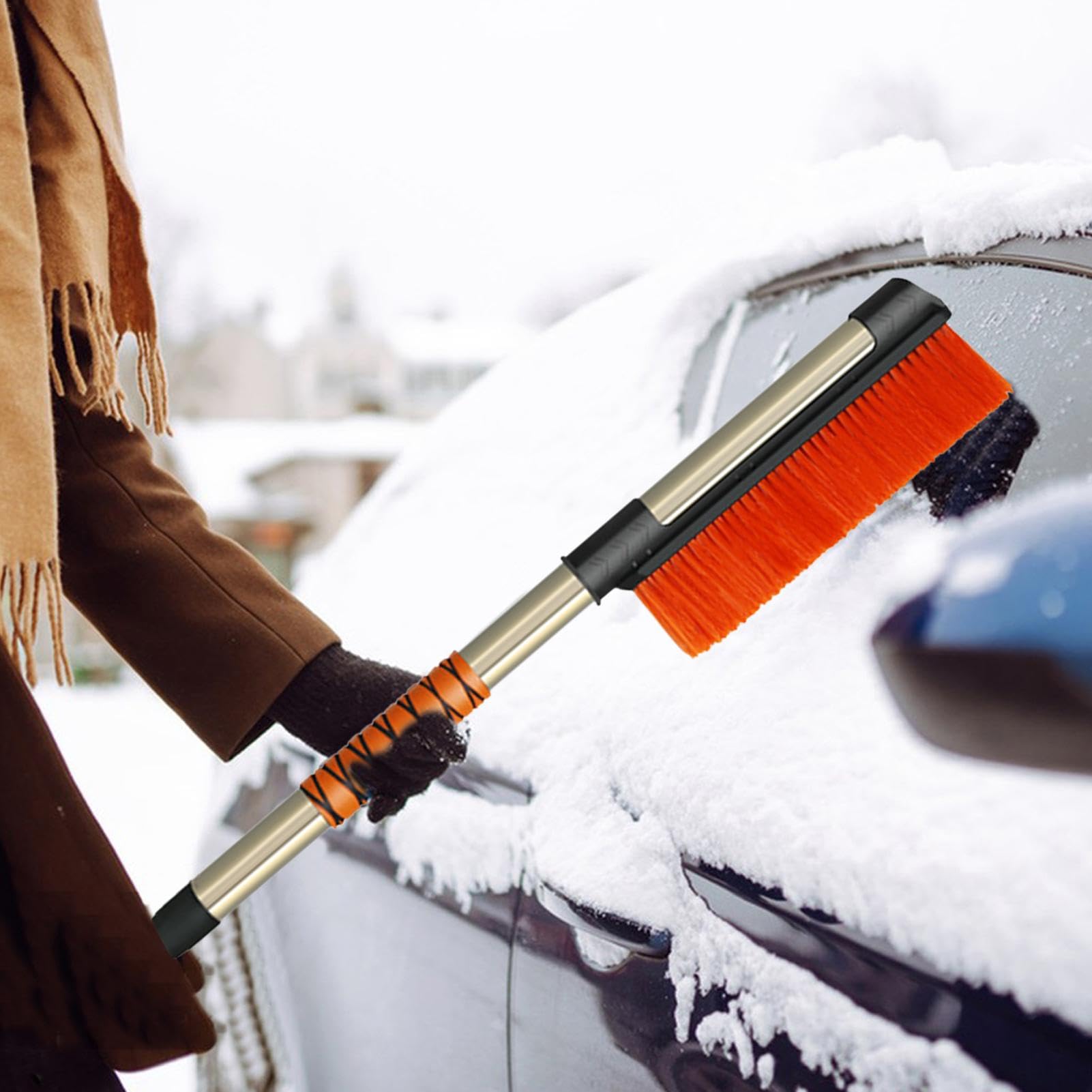 Raschietti Ghiaccio per Parabrezza Auto Rimuovi e Pulitore Parabrezza | Spazzola Raschietto Neve Auto Per SUV Camion Parabrezza Outdoor Inverno Manutenzione Guida Pendolarismo Quotidiana