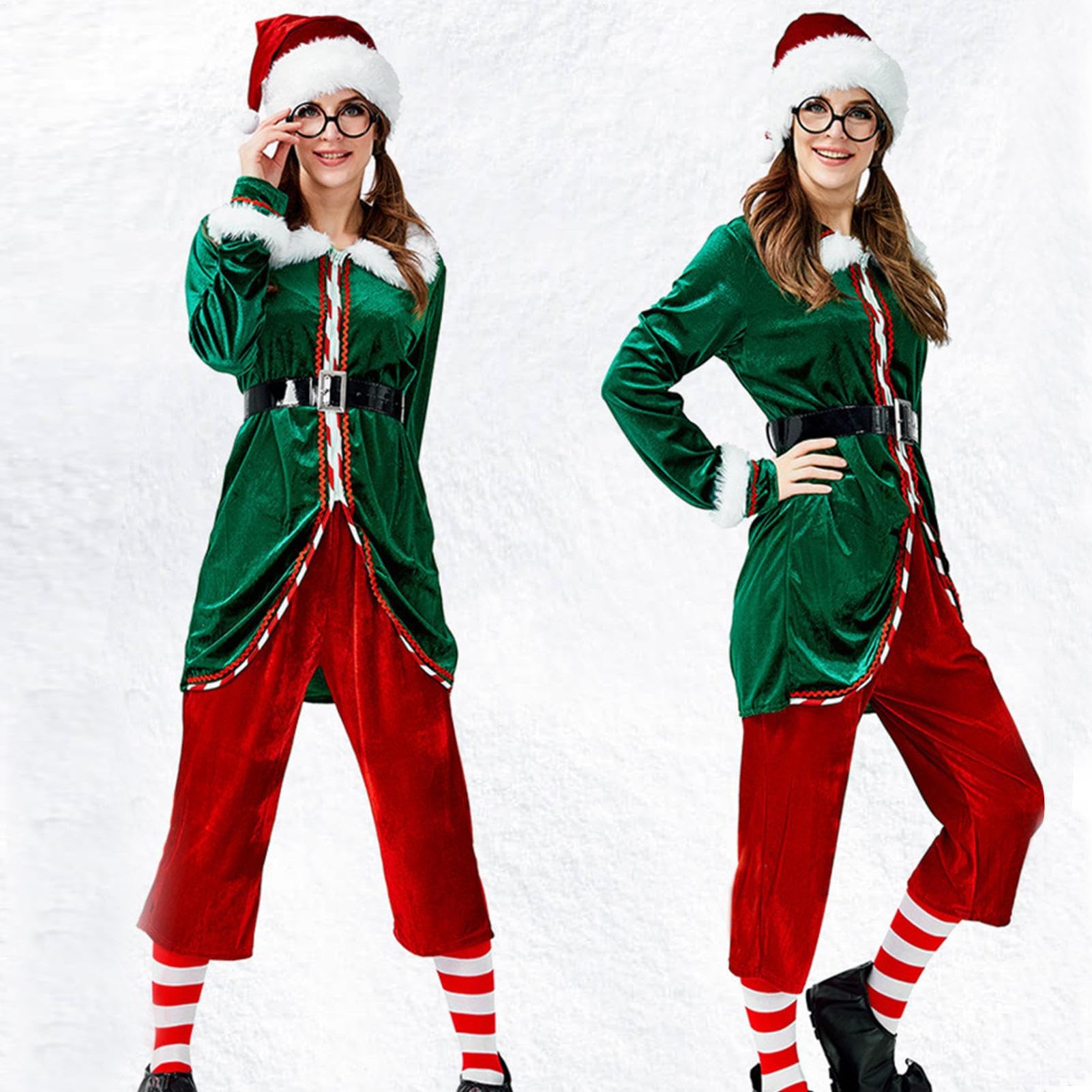 Disfraces De Elfo De Navidad Para Mujer,Disfraz De Cosplay De