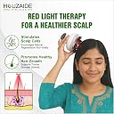 HOUZAIDE Waterproof Electric Head Massager Machine with Advanced EMS Red Light Therapy for Hair Growth, Dense Hair, Hair Fall Control and Deep Clean | Raksha Bandhan Gift Option gallery image