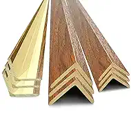 9Pcs 48" Wall Corner Protector,Pre-Cut Wall Corner Protector Guard Protection,Wood Grain Corner Trim for Door,Window Frames,Wooden Wall Edges(9Pcs-Walnut)