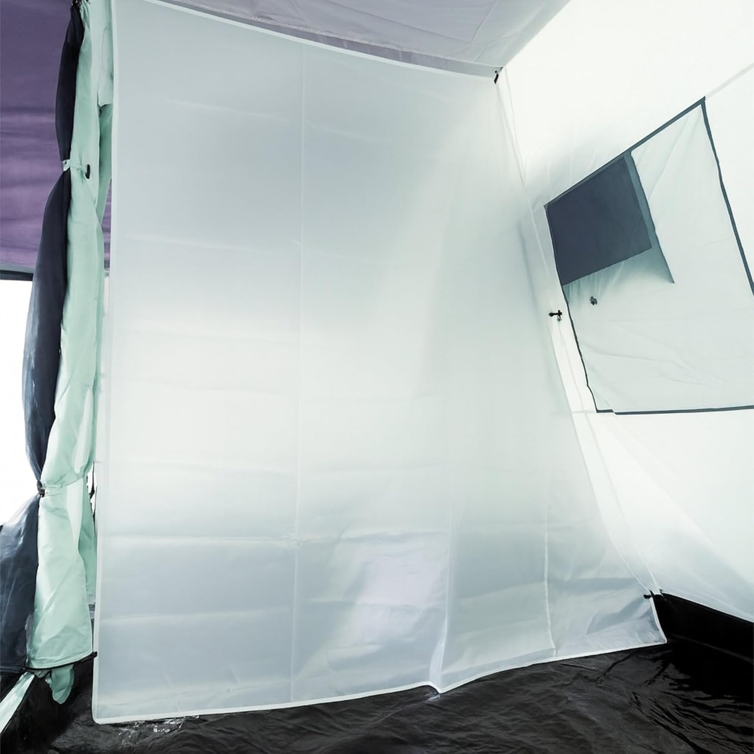 CampFeuer XtraL Extra Large Family Tent | 6 Person | 5mm Water Column | Blue/Grey | Tunnel Tent with Large Foyer | Firmly Stitched Floor | Group Tent