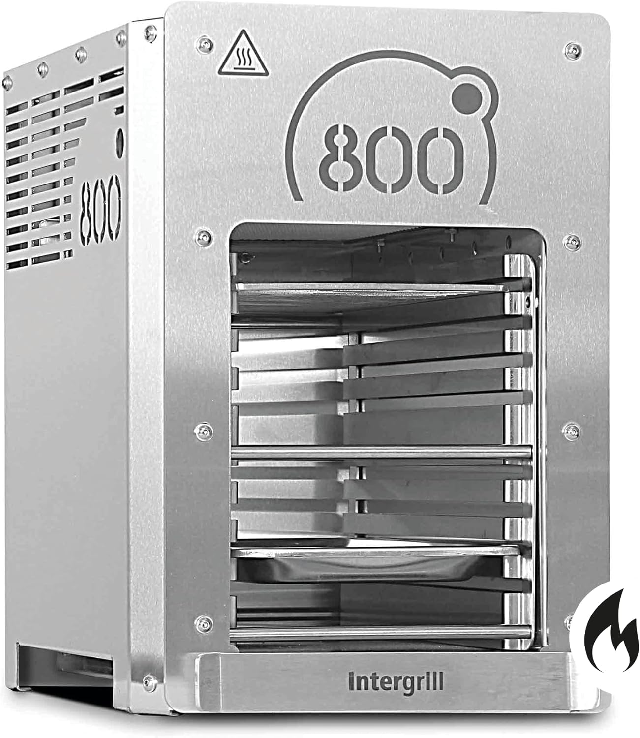 Besuche intergrill 800° Profi Oberhitzegrill für Steaks – Edelstahl
