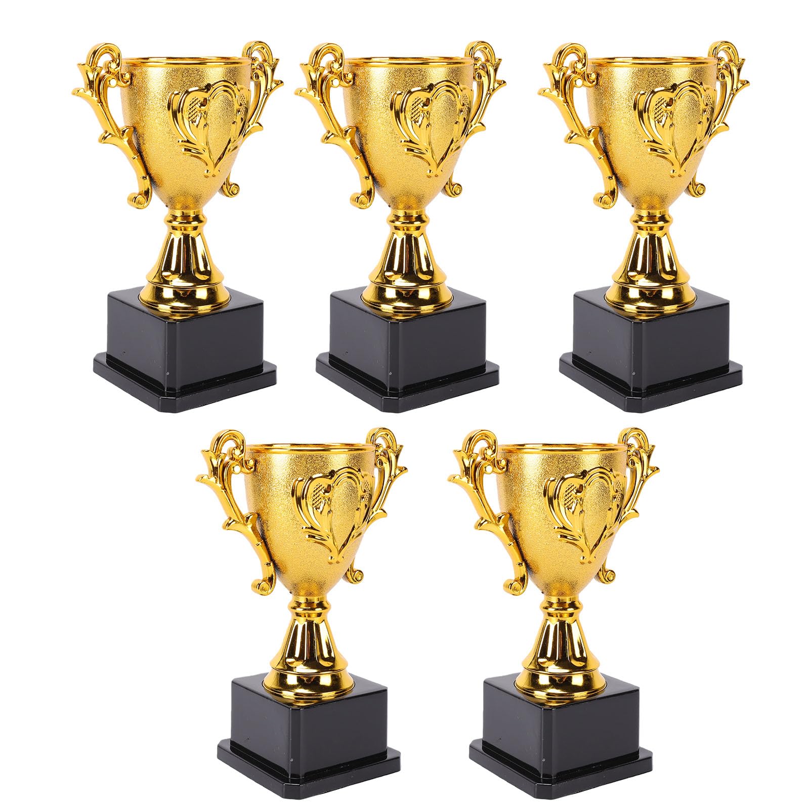 SIXRUN Coppa Trofeo Oro Set, 5 Pezzi Base Nera