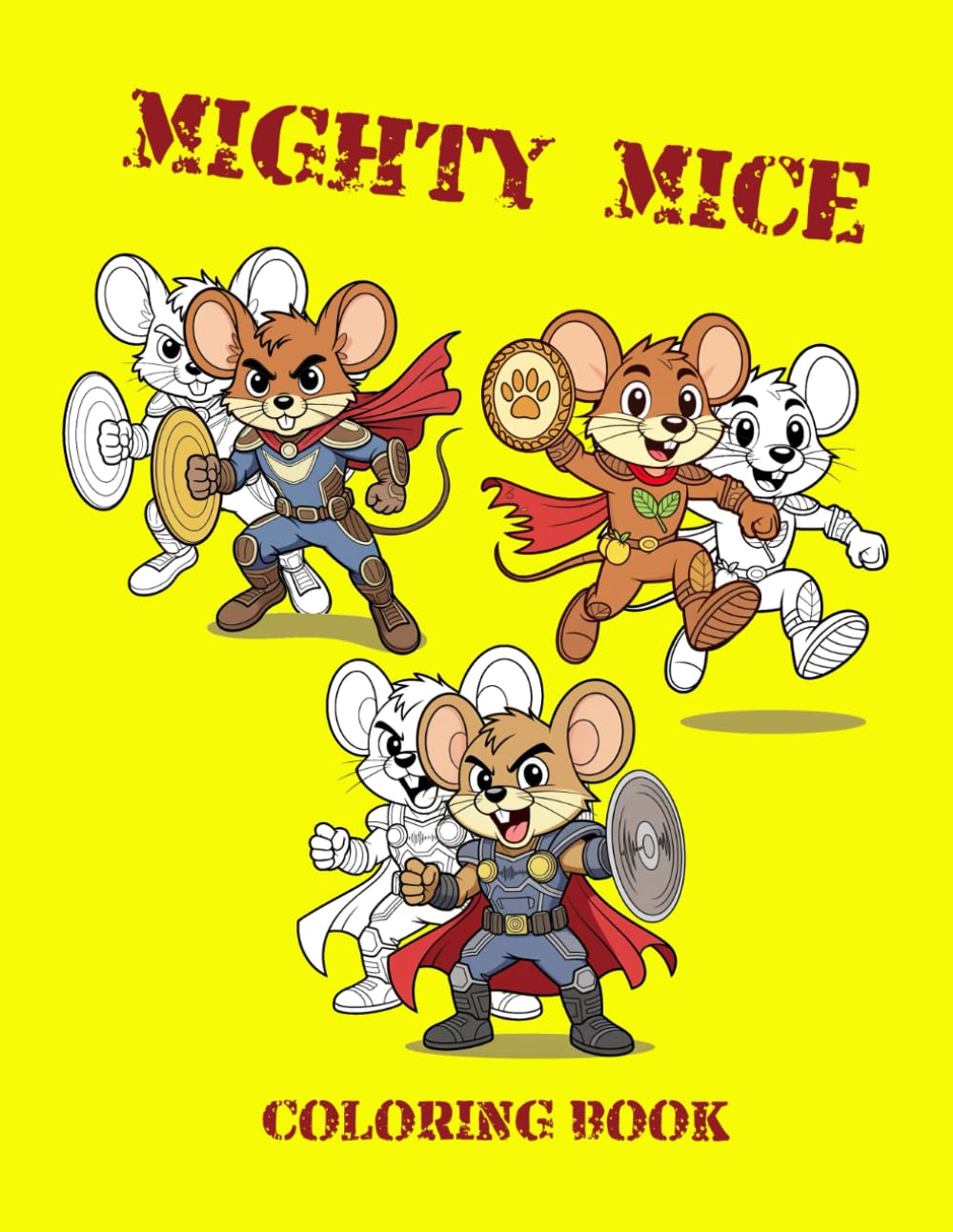 MIGHTY MICE: COLORING BOOK