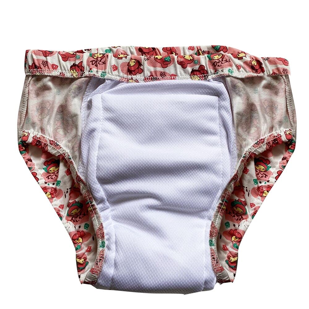 Kann wiederverwendet werden Dauerwaschbar Erwachsene Baby Töpfchen Windel Trainingsunterwäsche ABDL Inkontinenz Wasserdichte Trainingsinkontinenz Booster Pads Hosen 2er Pack (S, 2 Frog)