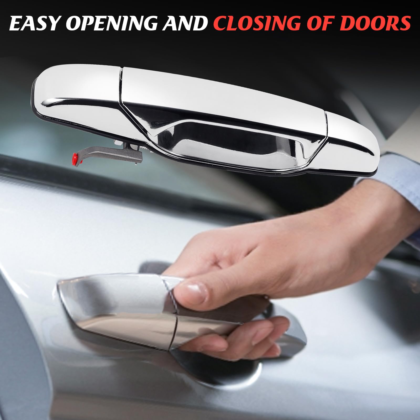 Chrome Door Handle Front right For RH GMC Chevy Yukon Sierra 07-13 15915150 US