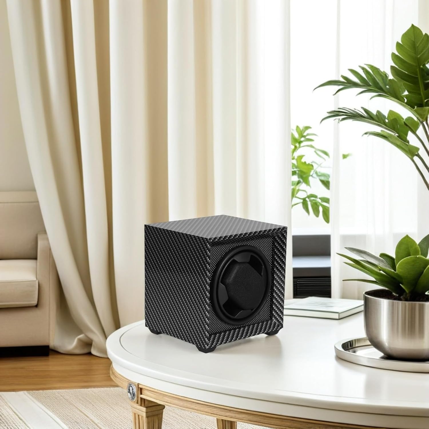 Automatic Mechanical Watch Winder Box Wooden USB Powered Silent