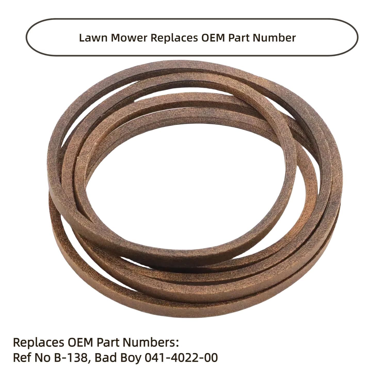 Deck Replacement Belt 5/8" X 141" for Bad Boy 041-4022-00, 42 in Deck Compact Outlaw, CZT, MZ; 54 in MZ Magnum; 61 in Outlaw