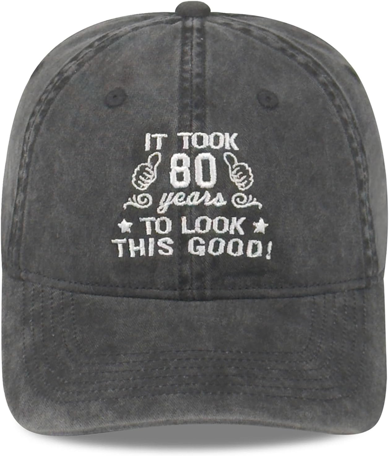 50th 60th 70th 80th 90th Birthday Gifts Ideas for Men Women, Embroidered Baseball Cap Her Him Party Decorations