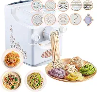 MáQuina De Espaguete EléTrica, MáQuina De Embalagem De Bolinho De Massa, Painel De Toque, Com 9 Moldes De MacarrãO, 500g De Grande Capacidade, Para Fazer MacarrãO, MacarrãO