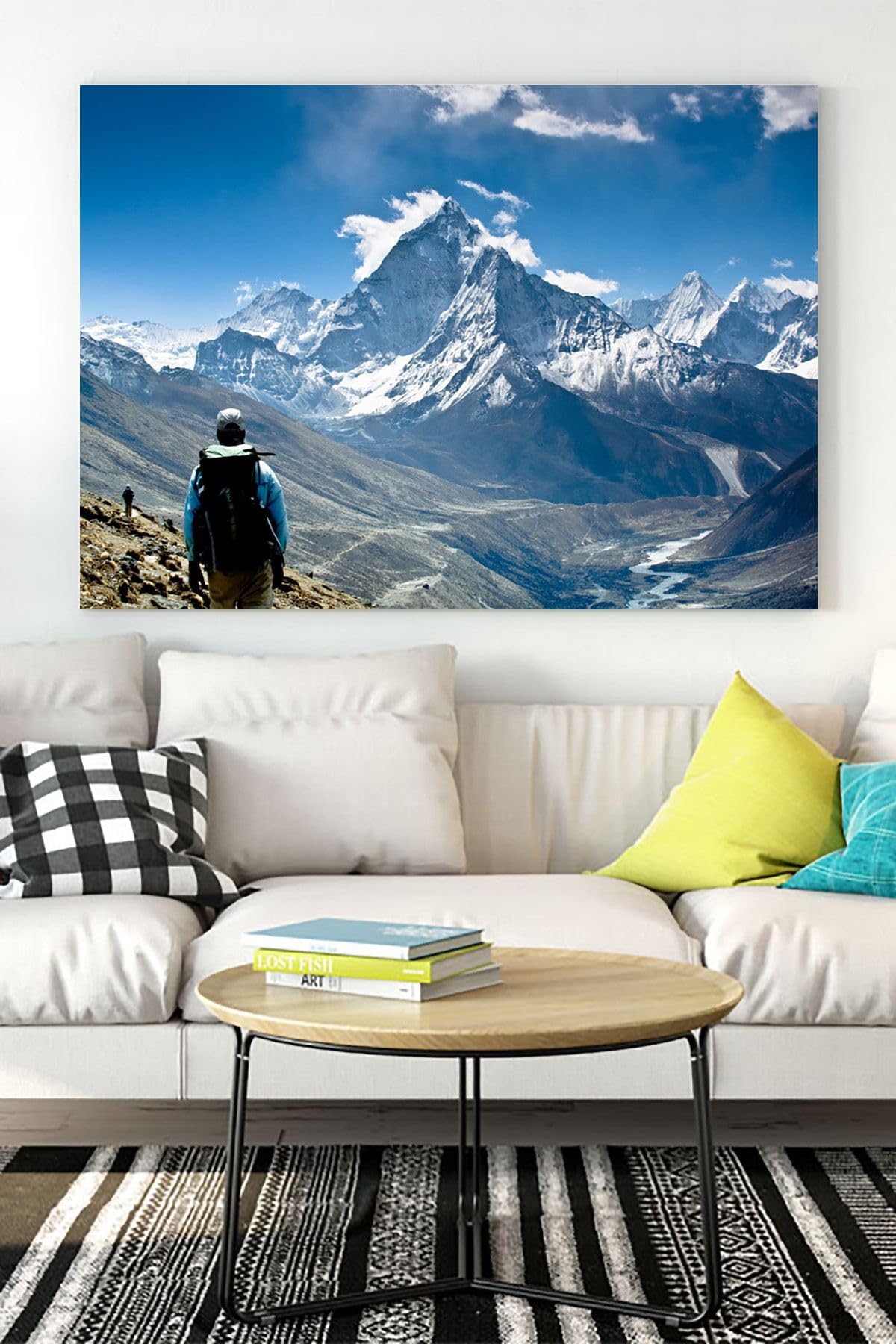 Postermanya (pster15853) Dağ Doğa Manzara Kanvas Tablo 7 30 x 40