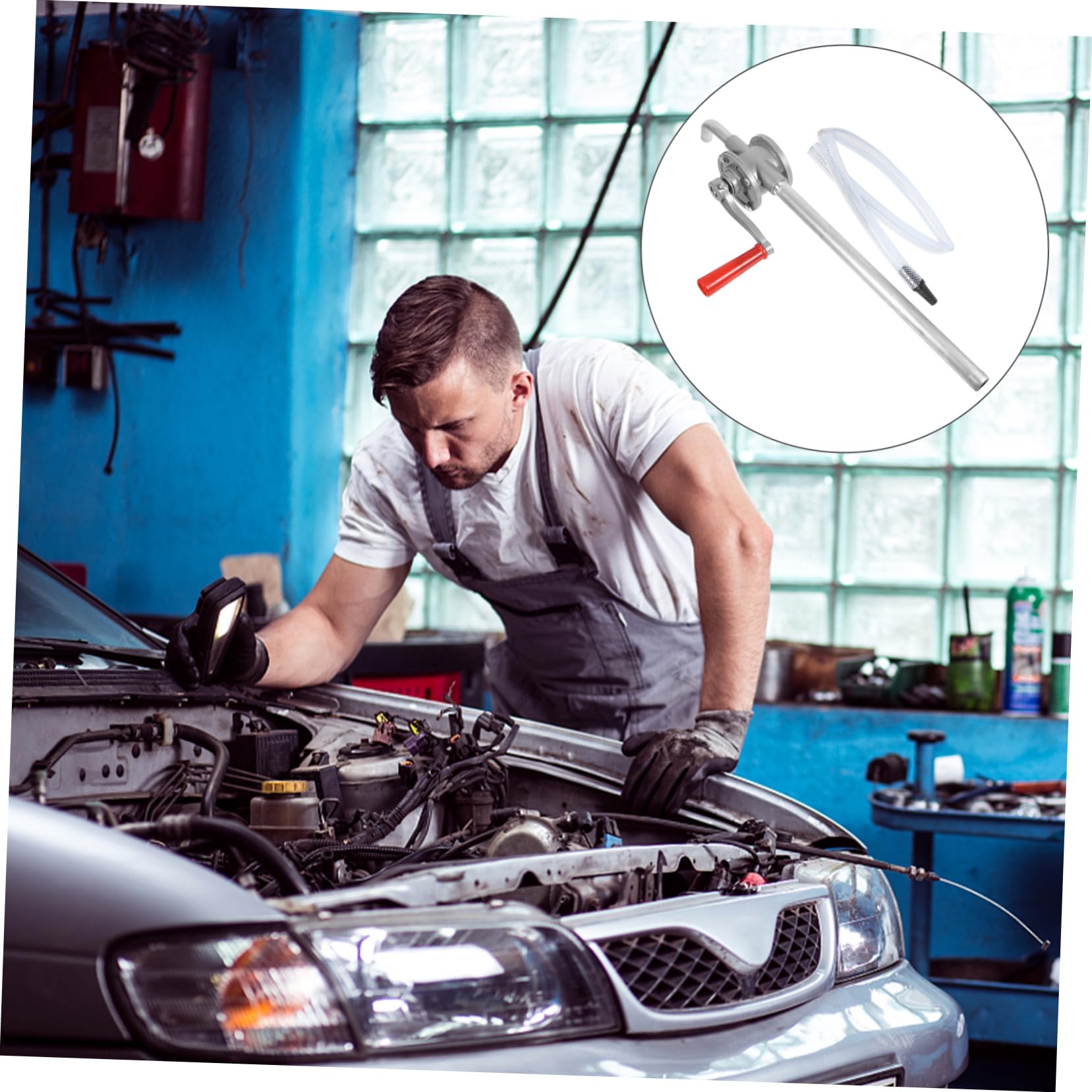 Pompe à Huile Automobile Manuelle Extracteur De Liquide Léger Et Portable Pour Vidange Huile Et Carburant Facile à Utiliser Pour Véhicules
