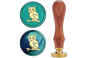 CRASPIRE Owl Wax Seal Stamp Vintage Wax Sealing Stamps for Wedding Envelopes Letters Cards