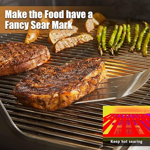 Miniatura 50 de Piezas de repuesto para parrilla Weber GS4 Spirit II 200 Series, Spirit II E-210, S-210 (control de montaje frontal), barras aromatizantes 7635