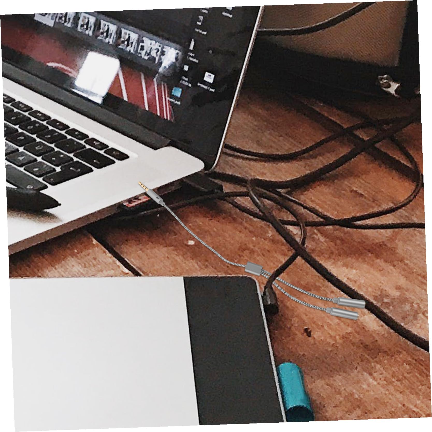 Operitacx Cable Adaptador para Auriculares Y Micrófono 12 Unidades Divisor De Auriculares Cable Auxiliar De Extensión De 35 Mm Divisor De Micrófono para De Audio
