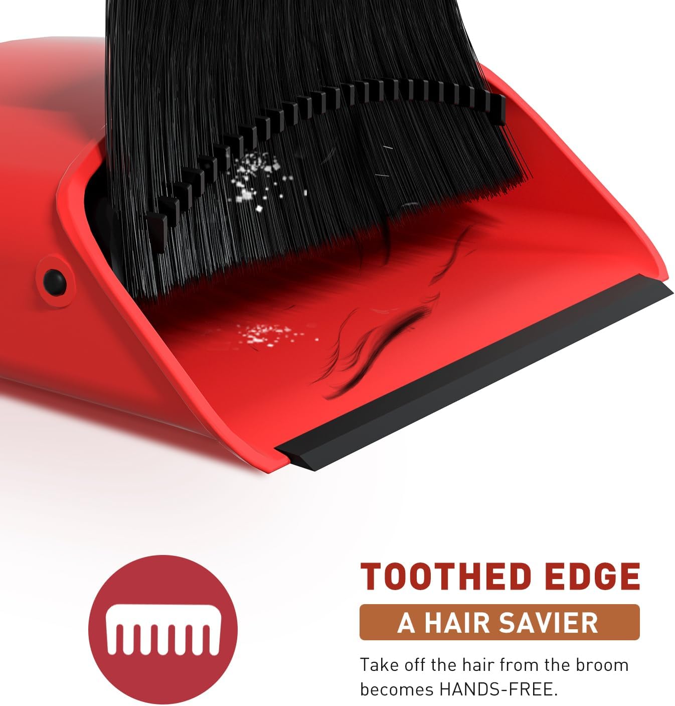 Broom with Dustpan Combo Set,52″” Brooms for Sweeping Indoor Broom and Dustpan Set for Home Kitchen Office Lobby Floor Standing Dust Pan-Red Broom with Dustpan Combo Set,52″” Brooms for Sweeping Indoor Broom and Dustpan Set for Home Kitchen Office Lobby Floor Standing Dust Pan-Red