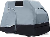 Vista 8 de Explore Land Funda impermeable para carrito de golf universal, compatible con la mayoría de marcas, para 2/4/6 pasajeros