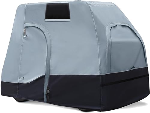 Explore Land Funda impermeable para carrito de golf universal, compatible con la mayoría de marcas, para 2/4/6 pasajeros