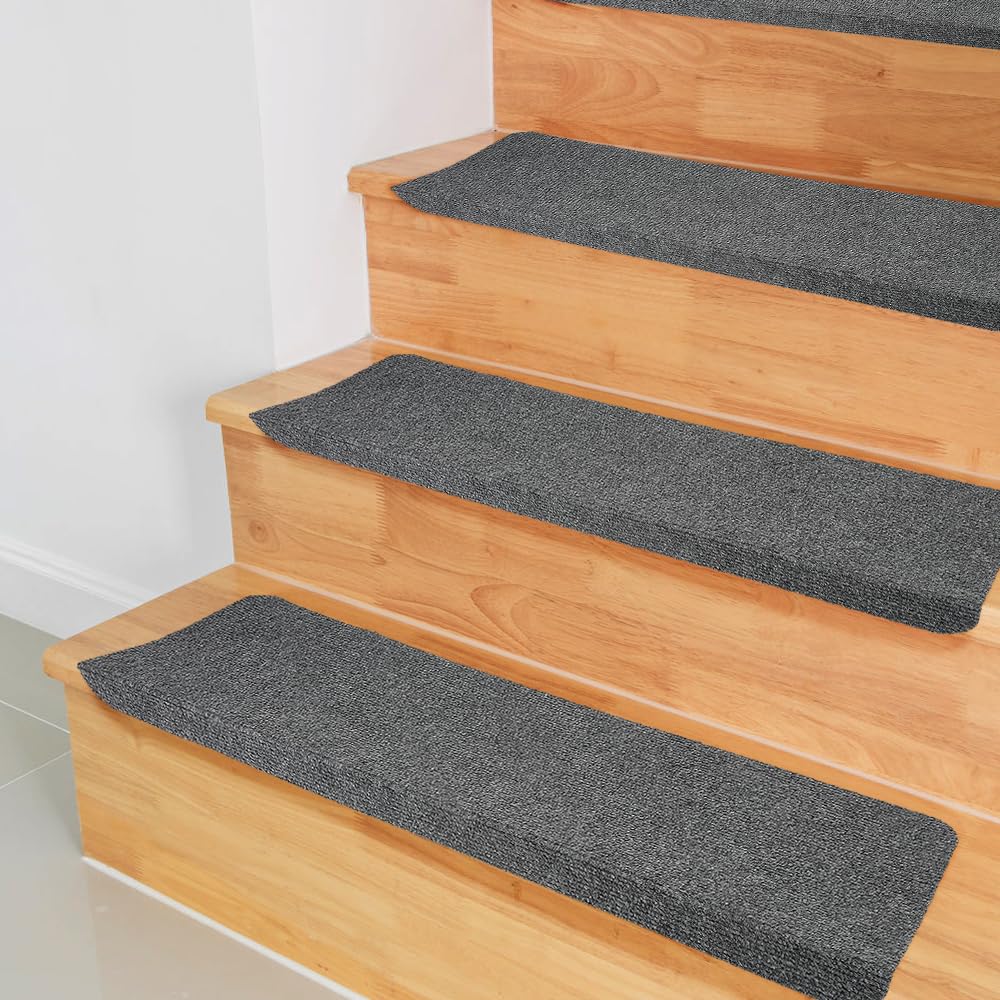 homewell 15 alfombrillas autoadhesivas para escalones, para escaleras, para interior (rectangular)