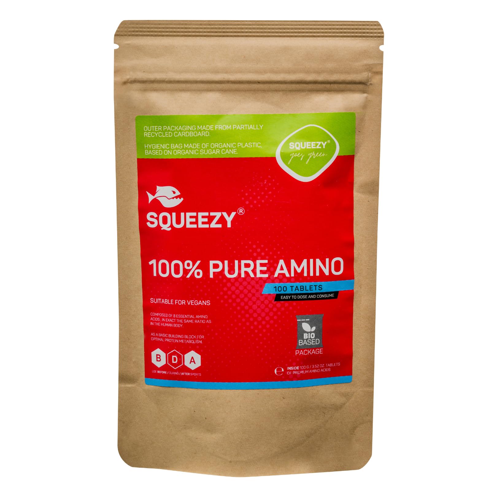Squeezy 100% Pure Amino Tablets