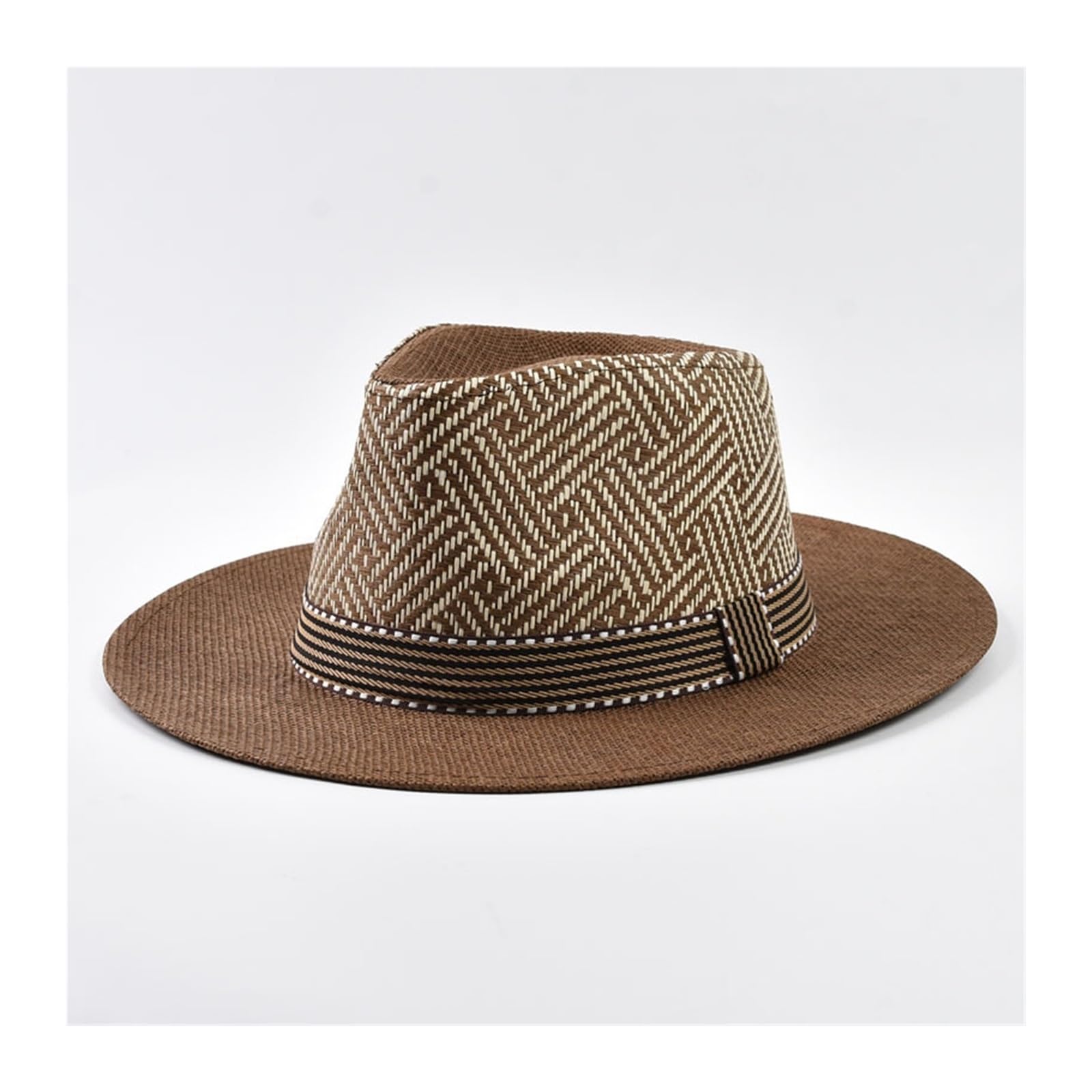 1 Pieza Sombrero De Paja Verano Sol Vacaciones Al Aire Libre Para Viajes