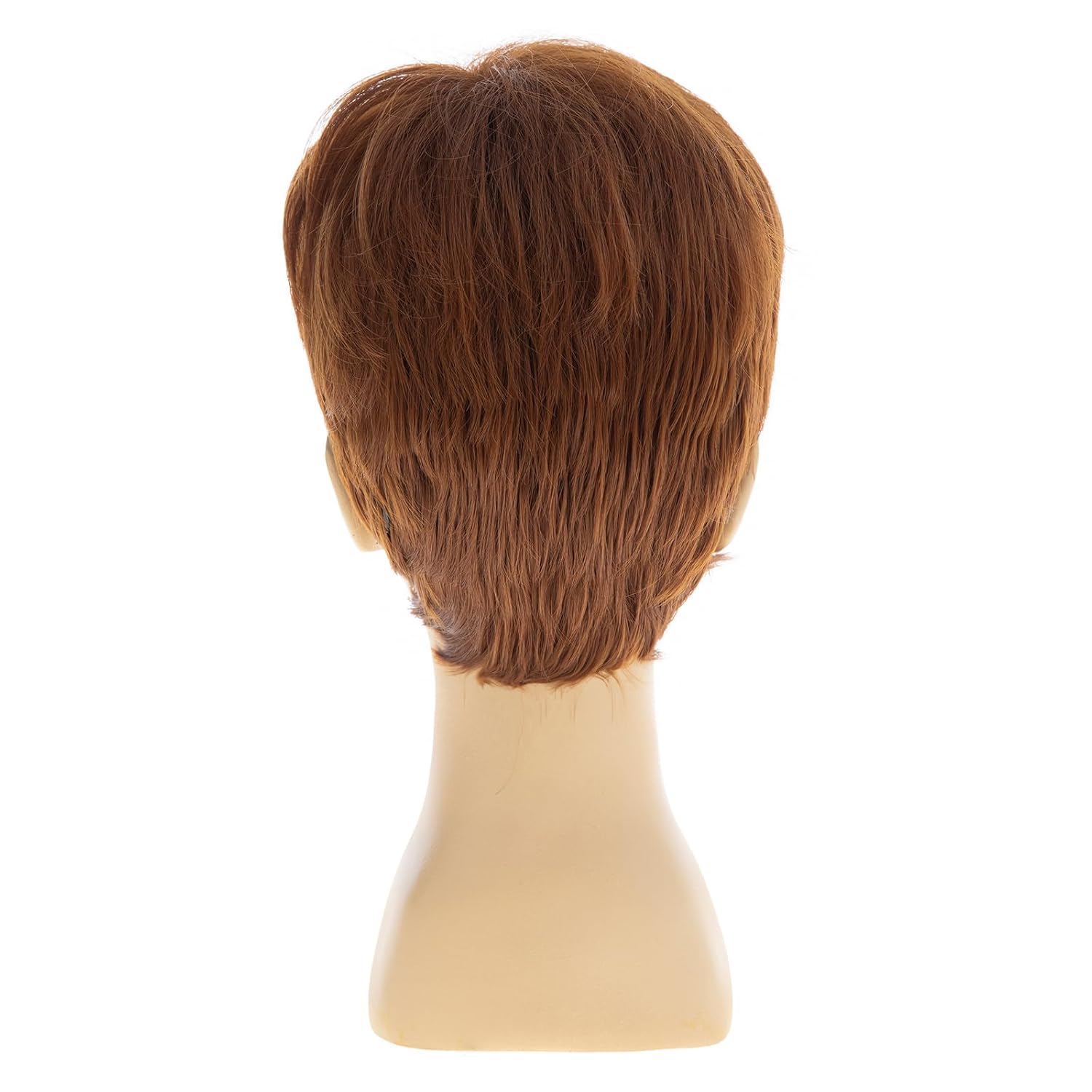 Short Layered Brown Kids Wig Synthetic Boys Child Wig Cosplay Halloween Costume Party