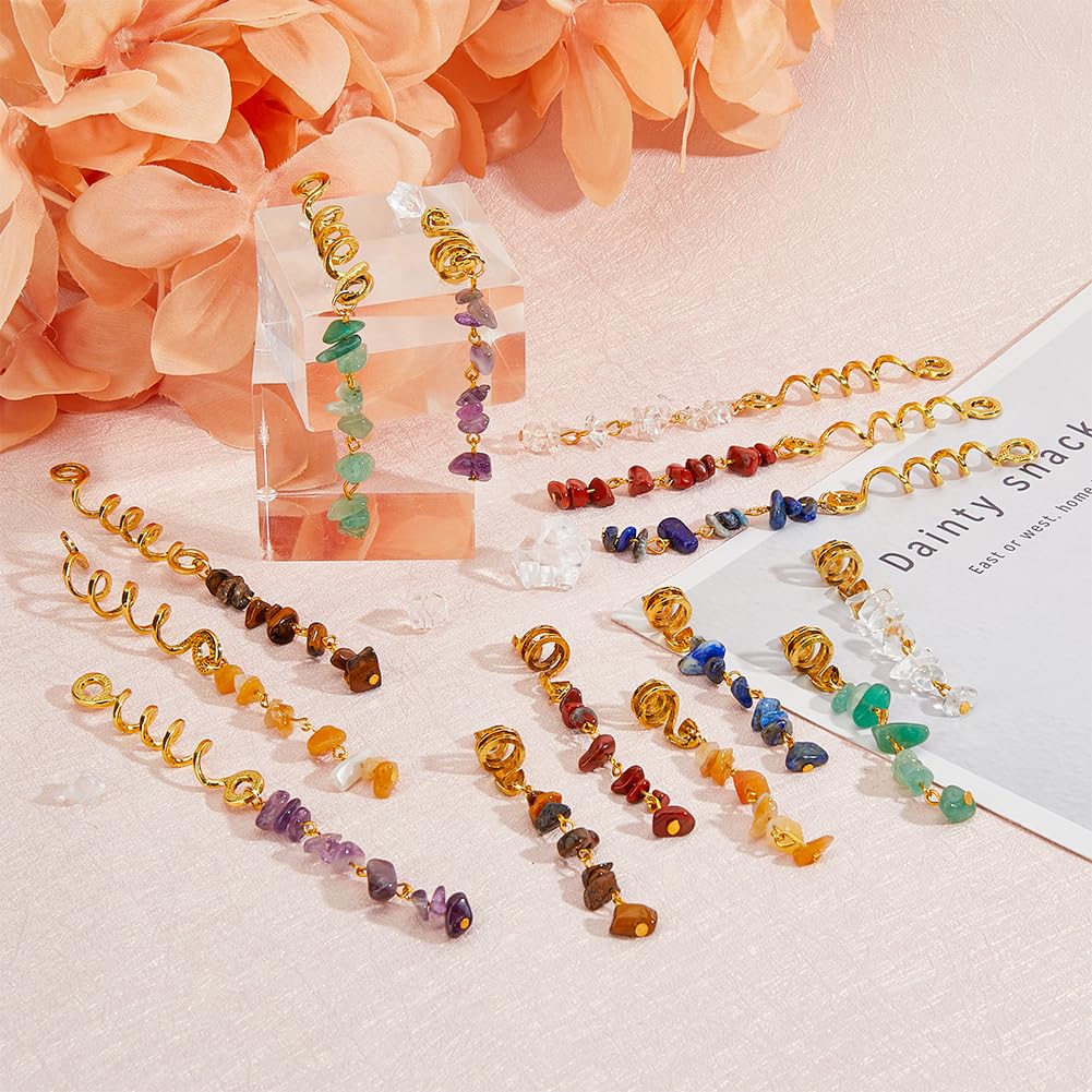 Amazon.com : SUPERFINDINGS Hair Clip, 14pcs 7 Colors Braids  display picture 3
