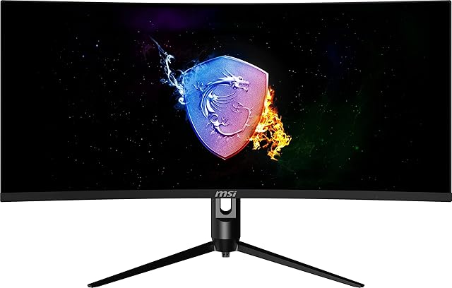 MSI MAG342CQPV 34 Inch UWQHD Curved Gaming Monitor - 1500R 3440 x 1440 VA Panel, 100 Hz / 1 ms, Adaptive Sync, 4-Way Adjustable Stand - DP 1.2a, HDMI 1.4b & 2.0b