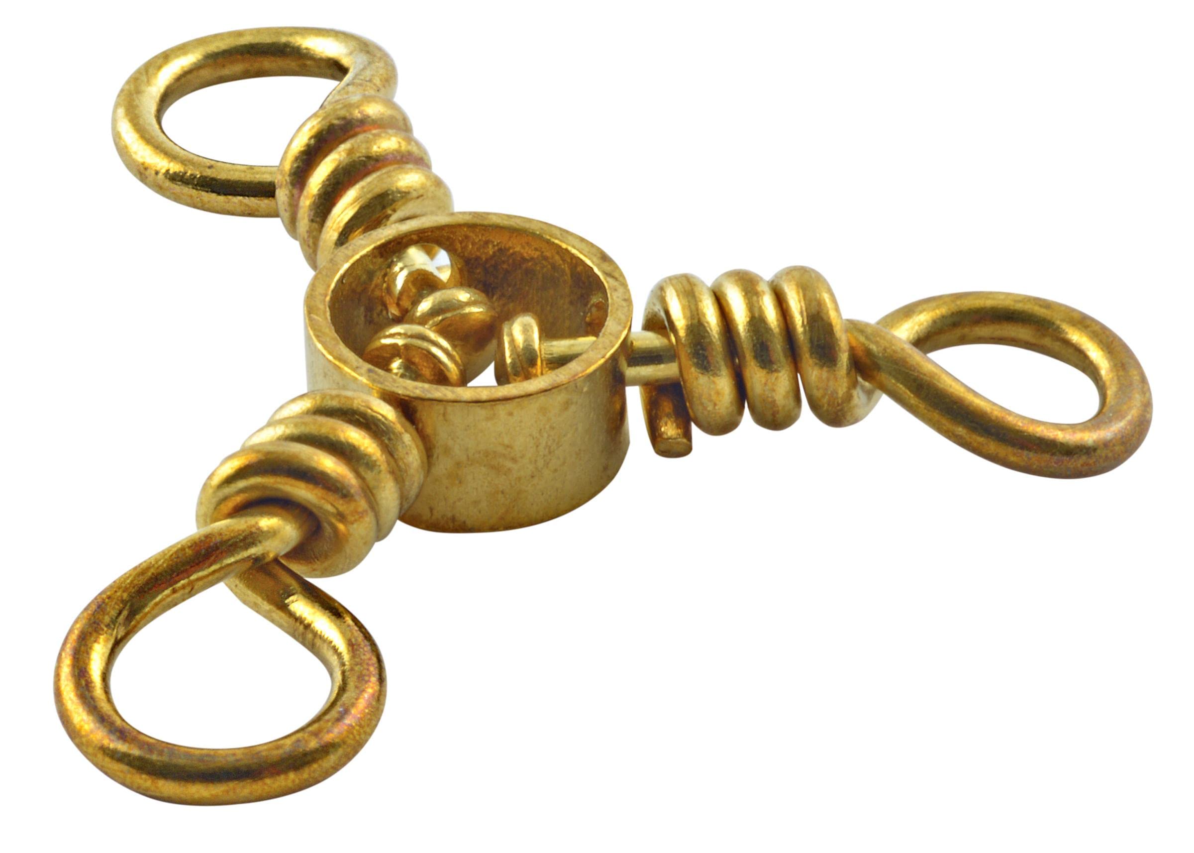 SouthBend Swivel Brass 3-Way Swivels Sz-3