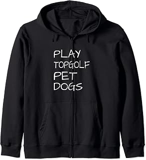 Play TopGolf Pet Dogs Zip Hoodie