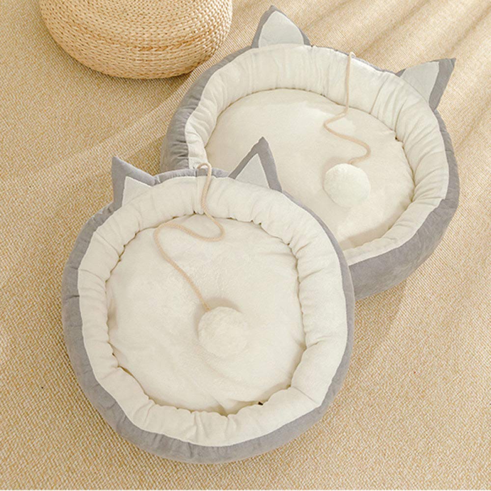 Lit pour chat stressé refuge plush cave hideout contre l'anxiété
