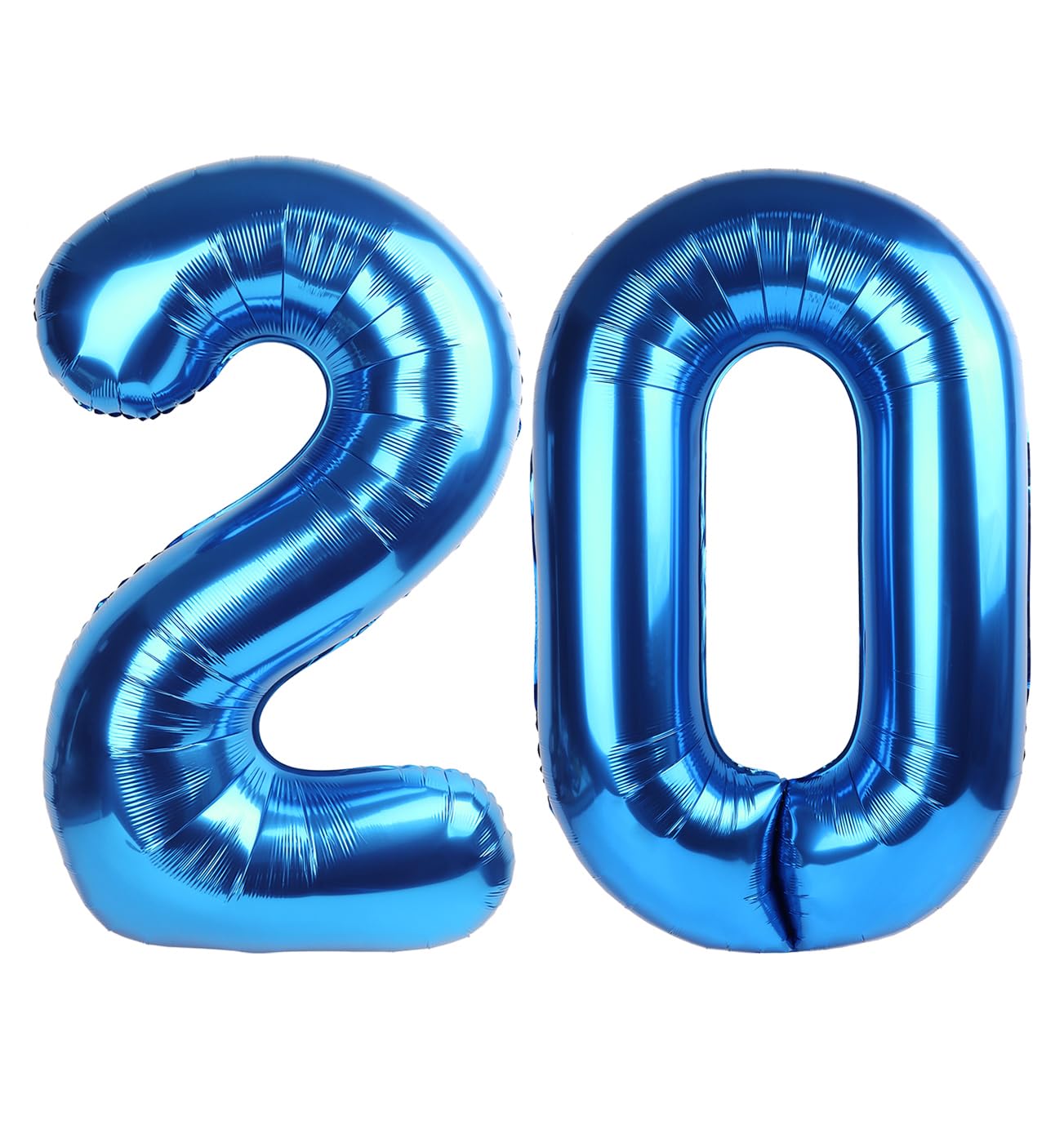 Number Balloons Dark Blue 20 Balloon 40 inch for 20th Birthday Decoration