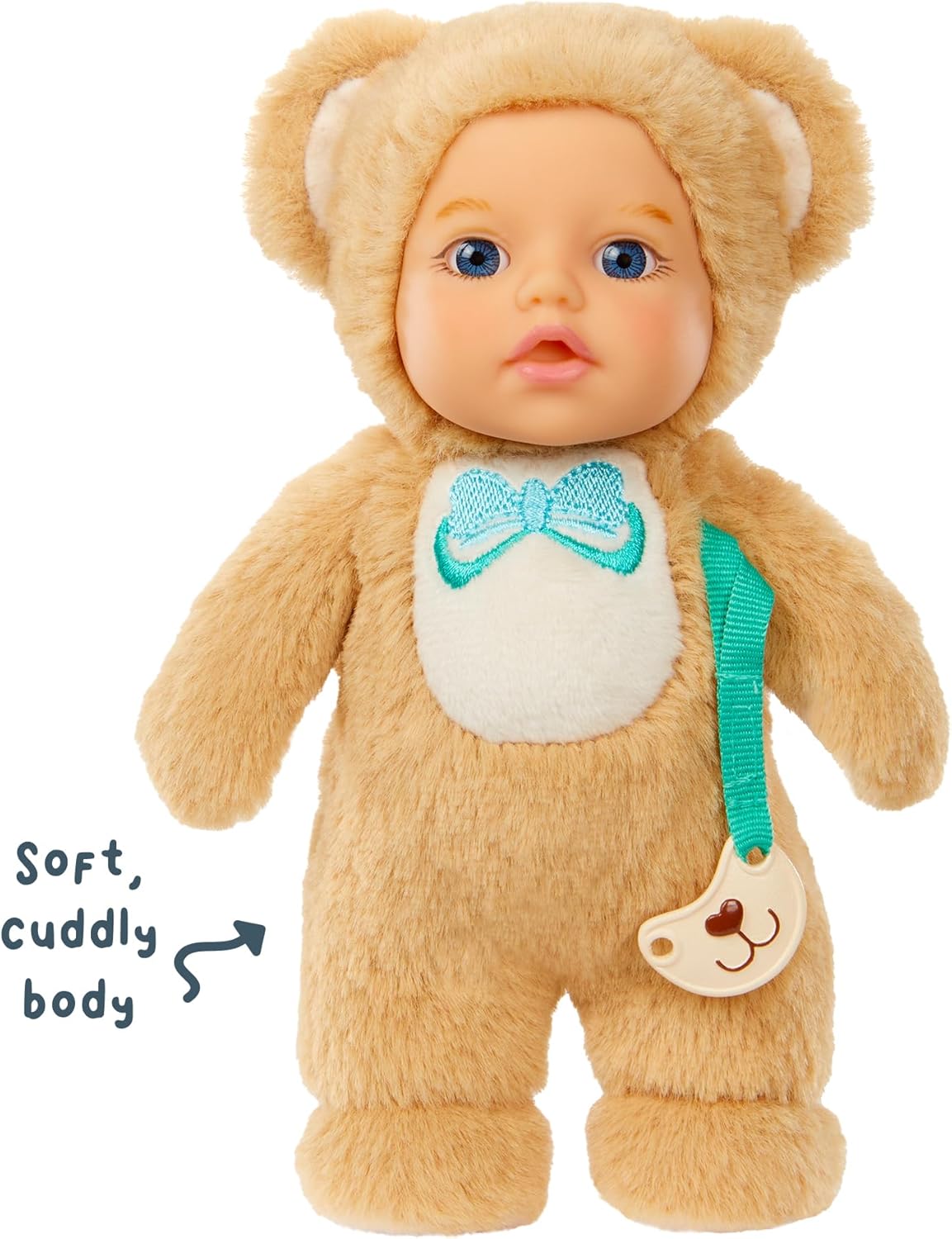 Baby Born Cozy Cuties Soft Baby Doll- Bear & Puppy 2-Pack, Plush Baby Doll for Newborn Babies Ages 0 & Up