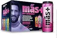 Más+ by Messi 12oz Variety Pack, Sports Drink & Hydration Beverage, Natural Flavors with Vitamins and Electrolytes, No Artificial Sweeteners or Colors, 12-pack