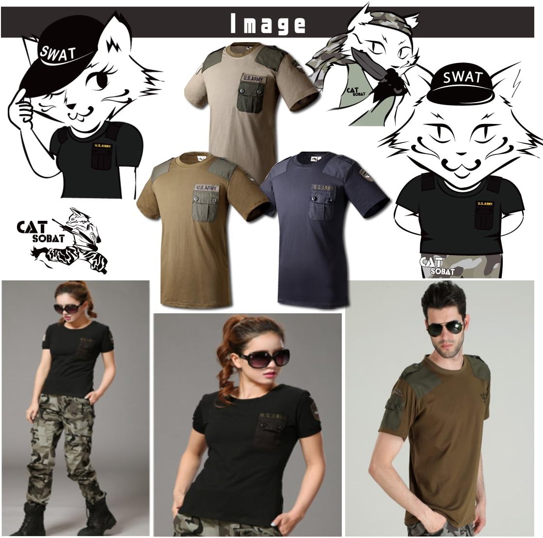 返品交換不可 ミリタリーチンパンジー 迷彩プリント Us Monkey Veteran メンズギフト Tシャツ Atlantide1 Com