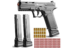 Toy Gun Soft Bullet Pistol for Teens - Precision Shooting, Rapid Fire, Auto Eject
