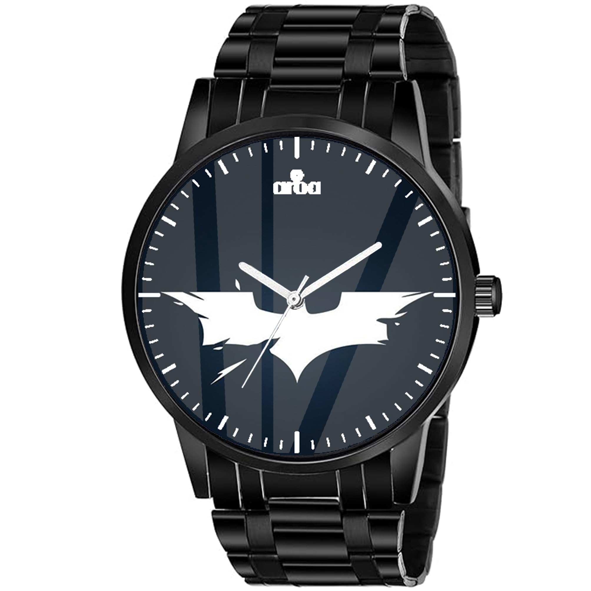 AROA Watch for Men with White Batman Logo with A Blast Watch Model :BB/102/291 in Black Metal Type Black Metal Strap Analog Watch Blue Dial for Men Stylish Watch for Boys (B0D6KRZSC6) Amazon Price History, Amazon Price Tracker