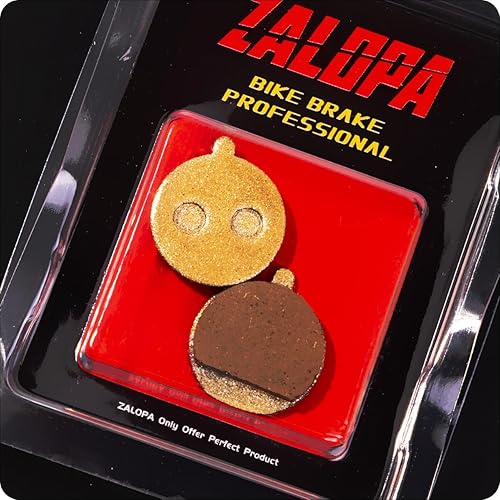 Miniatura 3 de ZALOPA 2 pares de pastillas de freno de disco semi metálicas para KUGO KUGOO M4 PRO Scooter Pastillas de freno de disco rueda trasera Pro Pinza de